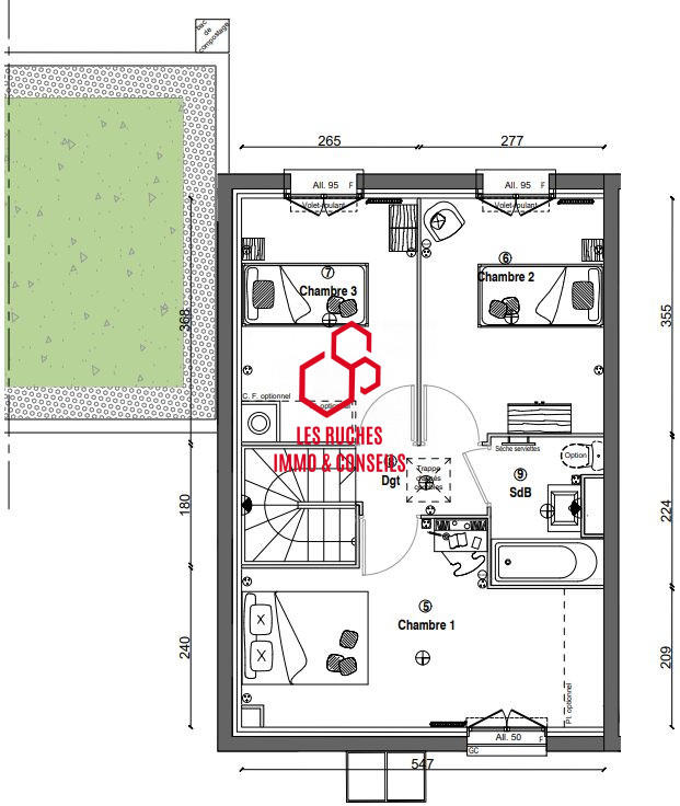 Maison - 80 m² - 4 pièces