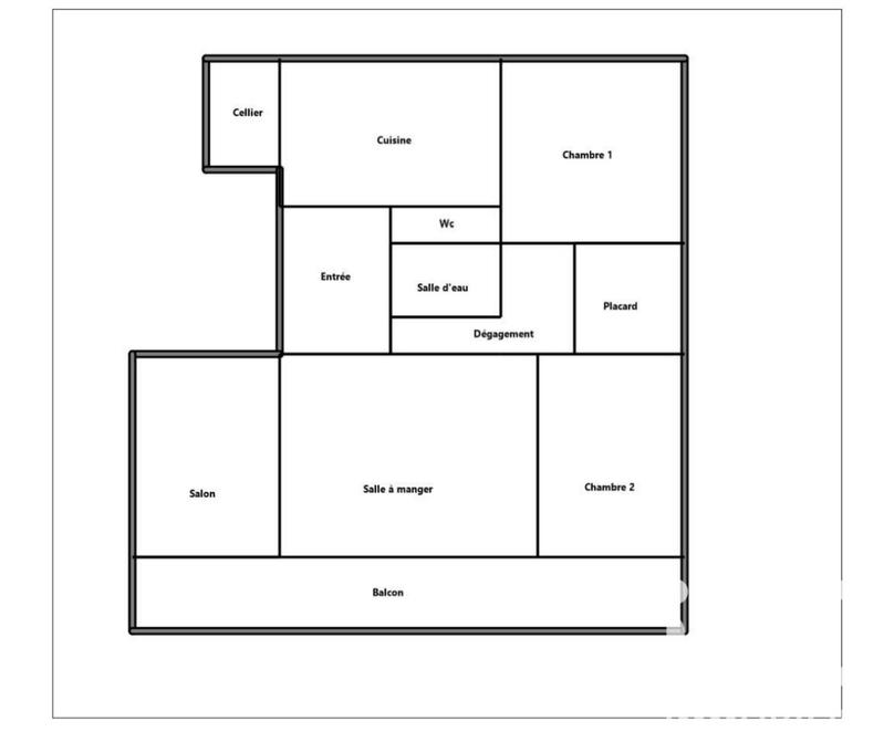 Appartement - 81 m² - 3 pièces
