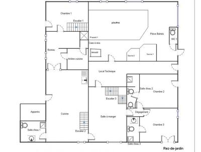 Maison - 300 m² - 7 pièces