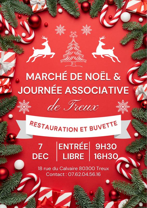 Marché de noël et journée associative