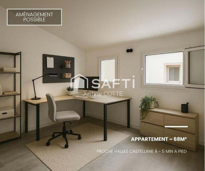 Appartement - 68 m² - 3 pièces