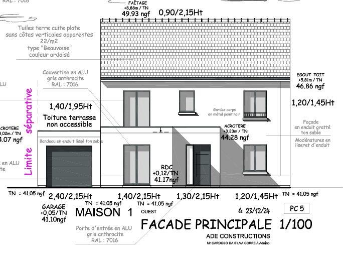 Maison contemporaine - 140 m² - 6 pièces