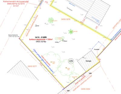Terrain - 729 m²