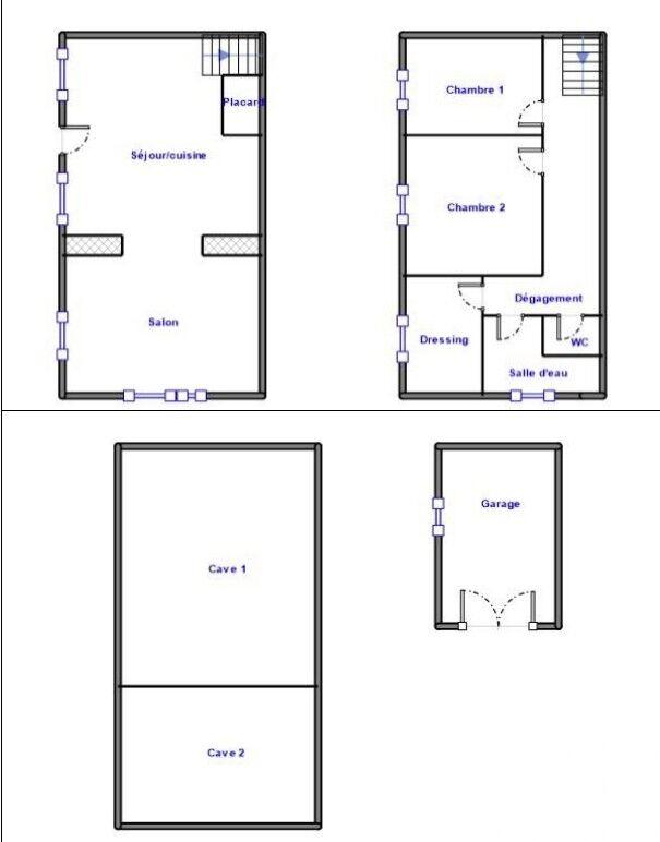 Maison - 85 m² - 3 pièces