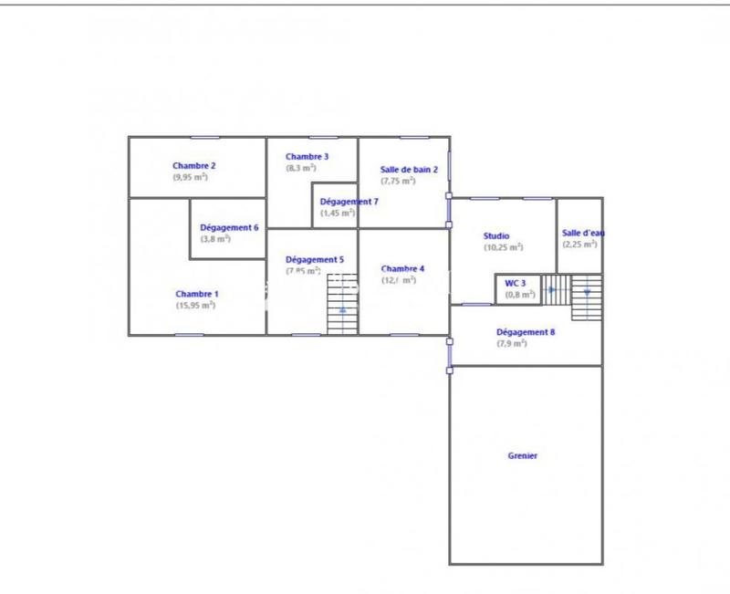 Maison - 223 m² - 7 pièces