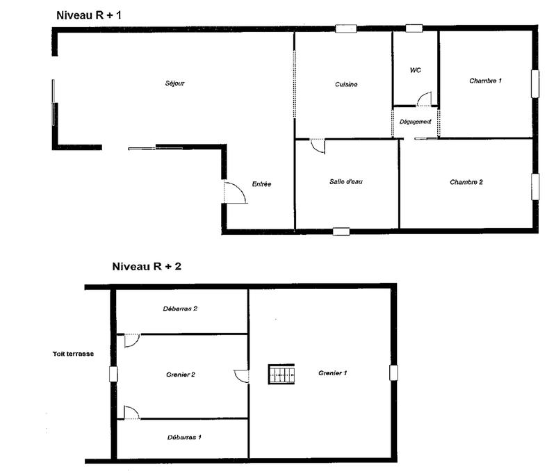 Maison - 87 m² - 3 pièces