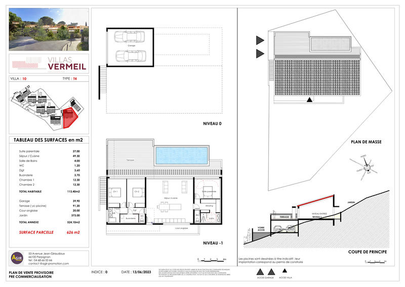 Villa - 113 m² - 4 pièces
