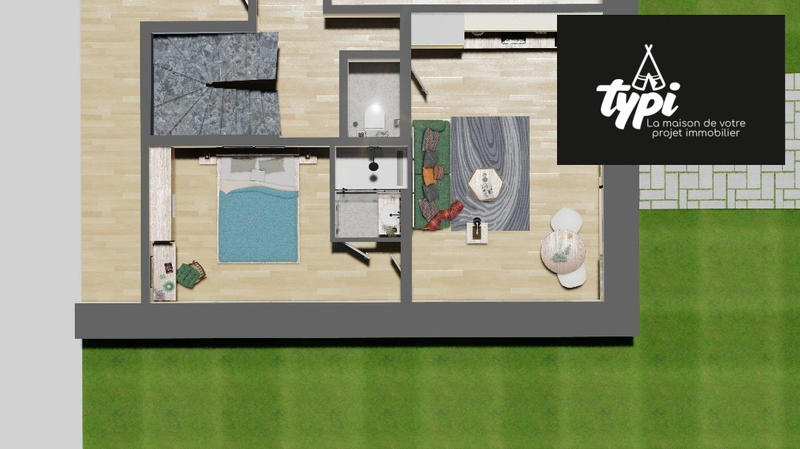 Appartement - 32 m² - 2 pièces