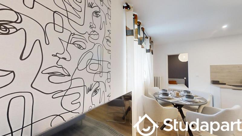 Chambre - 9 m² - 1 pièce