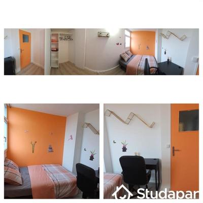 Chambre - 9 m² - 1 pièce