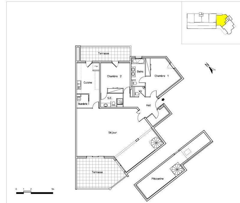 Appartement - 155 m² - 3 pièces