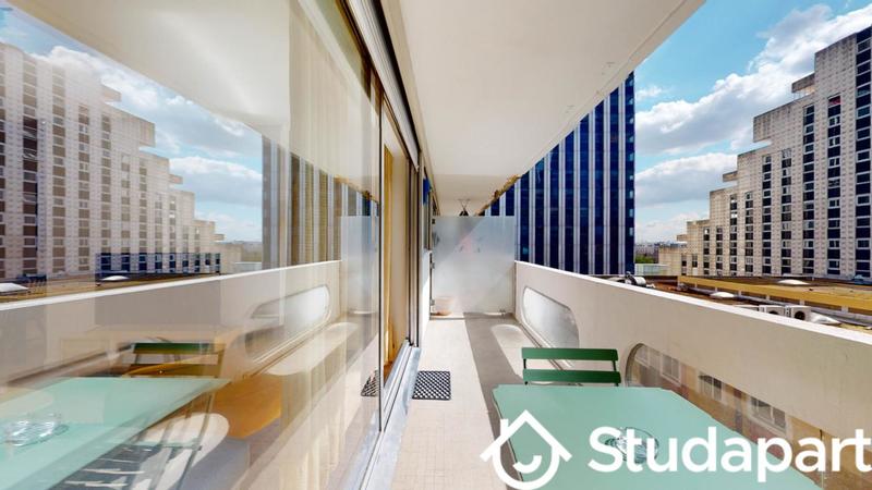 Chambre - 9 m² - 1 pièce