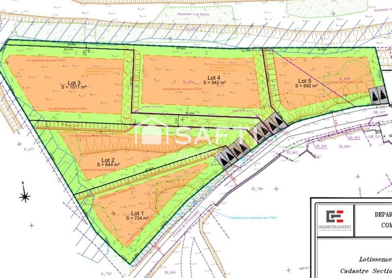 Terrain - 919 m²