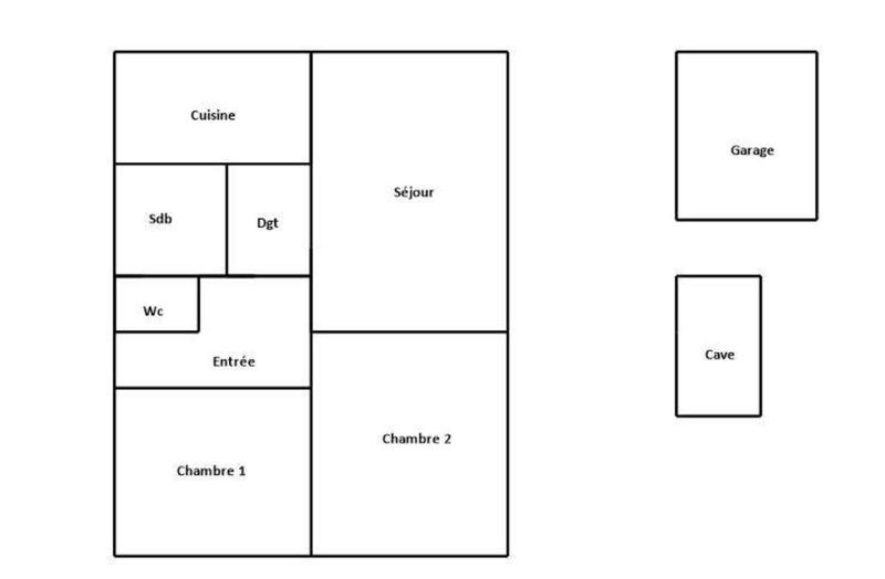 Appartement - 72 m² - 3 pièces