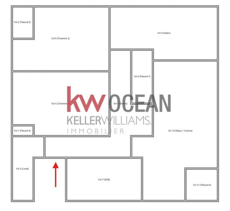 Appartement - 72 m² - 3 pièces