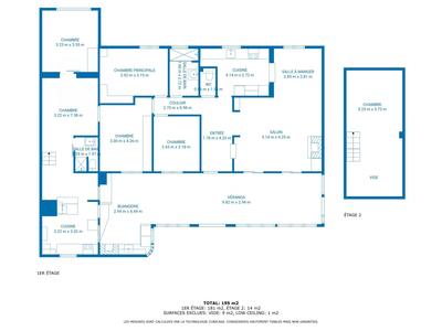 Maison - 133 m² - 6 pièces