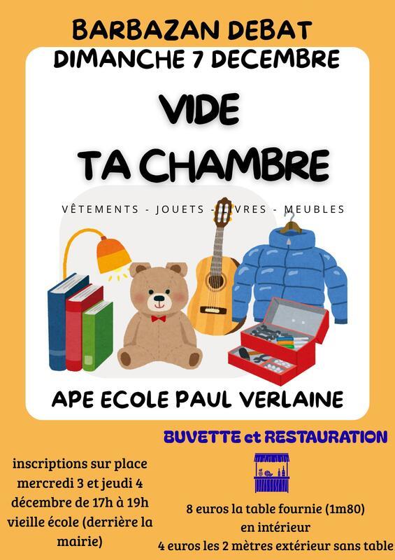 Vide ta chambre