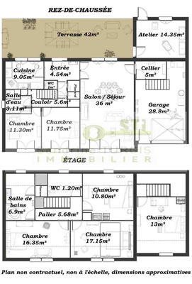 Maison - 151 m² - 8 pièces