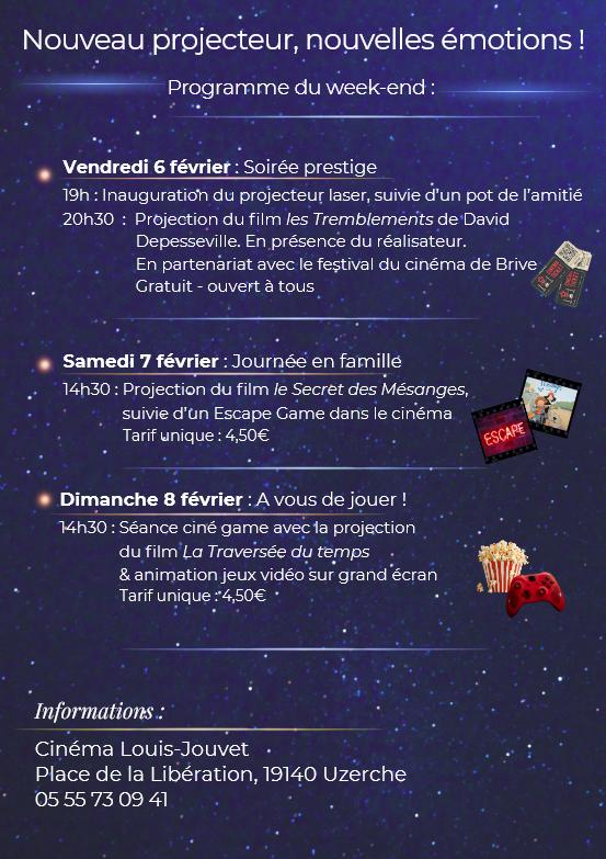 Cinéma : week-end spécial inauguration