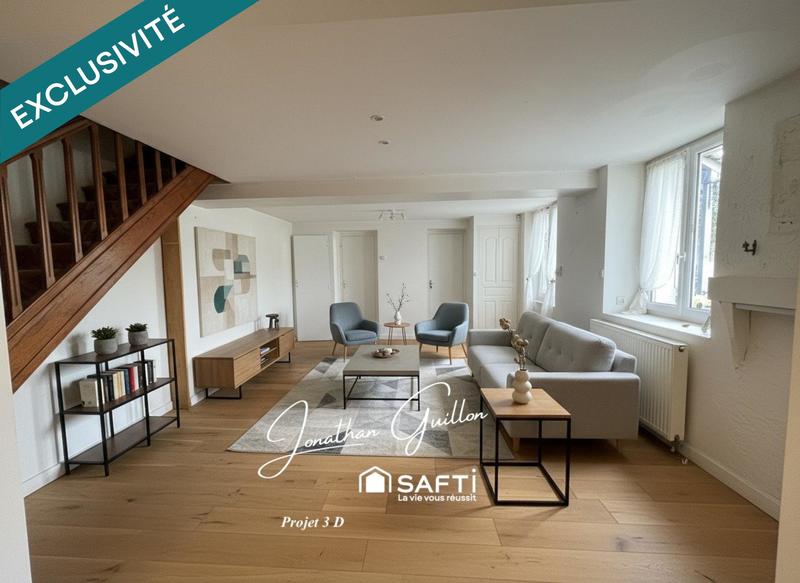 Maison - 96 m² - 4 pièces