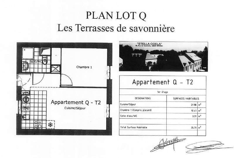 Appartement - 37 m² - 2 pièces