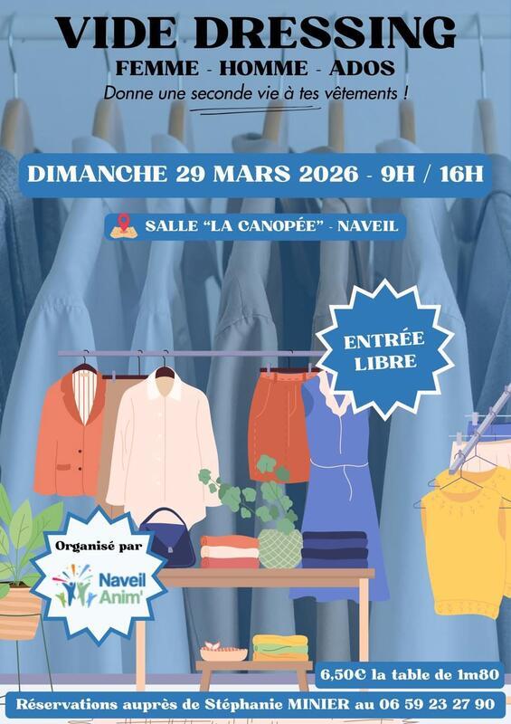 Vide-dressing homme femme ado