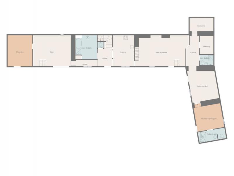 Longère - 220 m² - 9 pièces