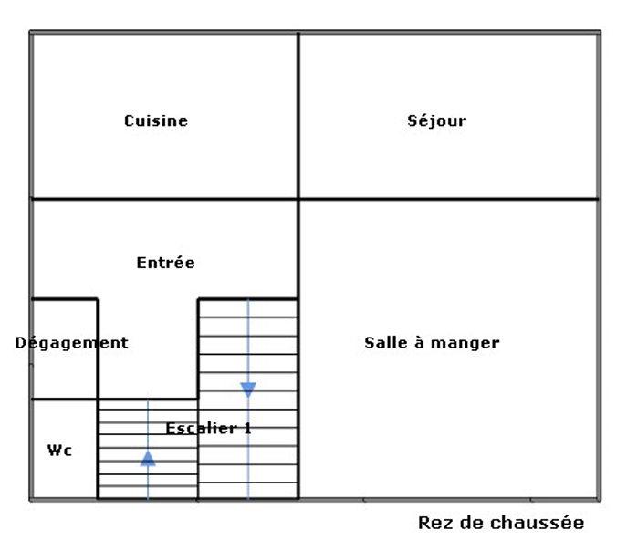 Maison ancienne - 92 m² - 4 pièces