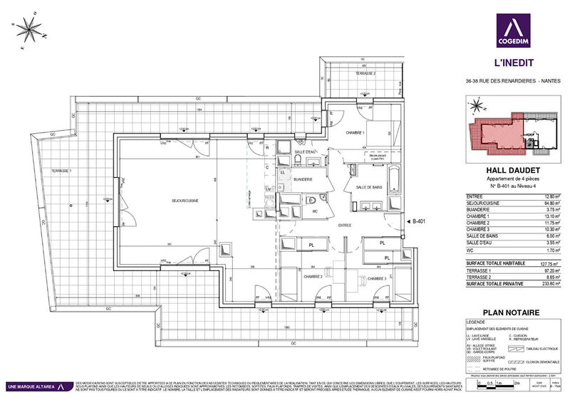 Appartement - 128 m² - 5 pièces