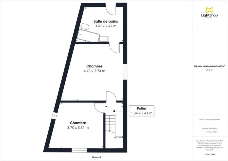 Maison - 73 m² - 3 pièces