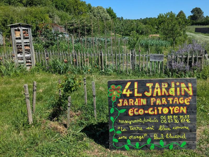 Semaine de la Biodiversité - Visite du jardin du 4l café &amp; temps convivial à Cartelègue
