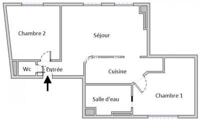 Appartement - 54 m² - 3 pièces