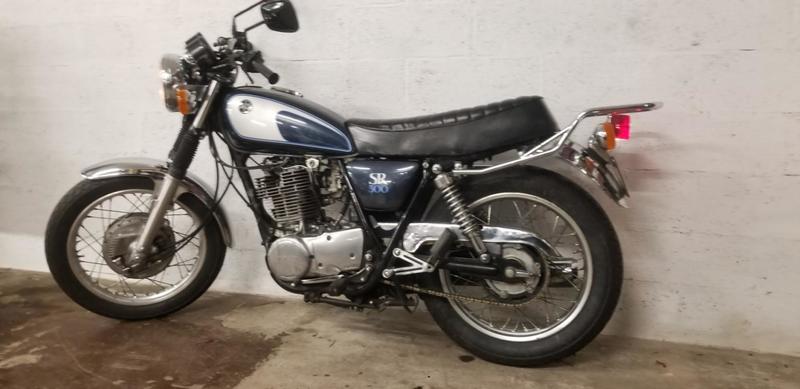 Yamaha Sr 500 yamaha bleu 0500 680