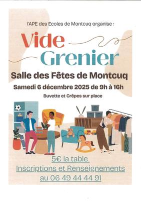 Vide-grenier à Montcuq
