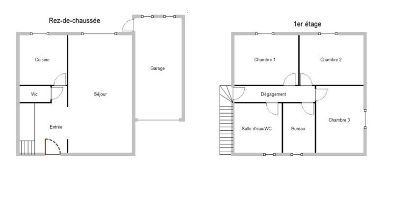 Maison - 97 m² - 4 pièces