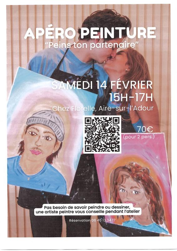 Apéro peinture "Spécial Saint-Valentin"