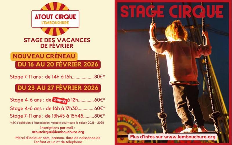 Stage d’initiation aux arts du cirque