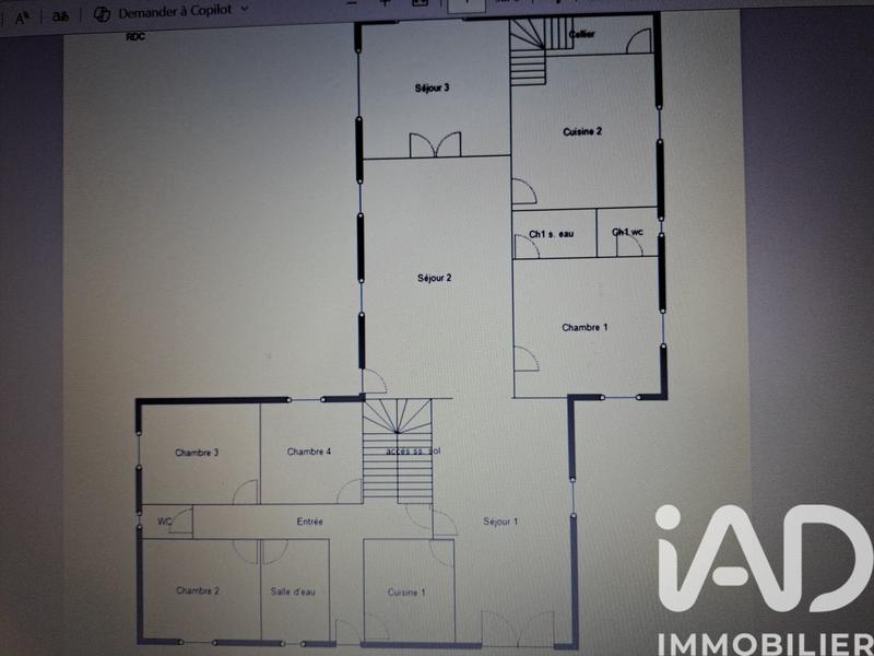 Maison - 188 m² - 9 pièces