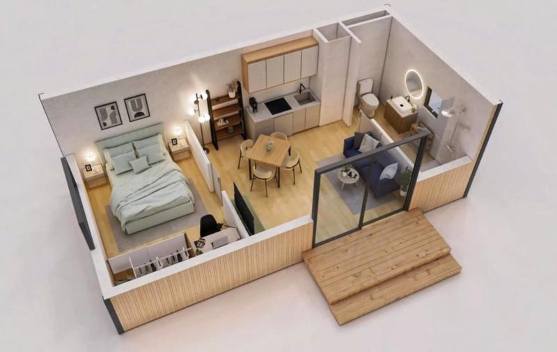 Maison - 32 m² - 2 pièces