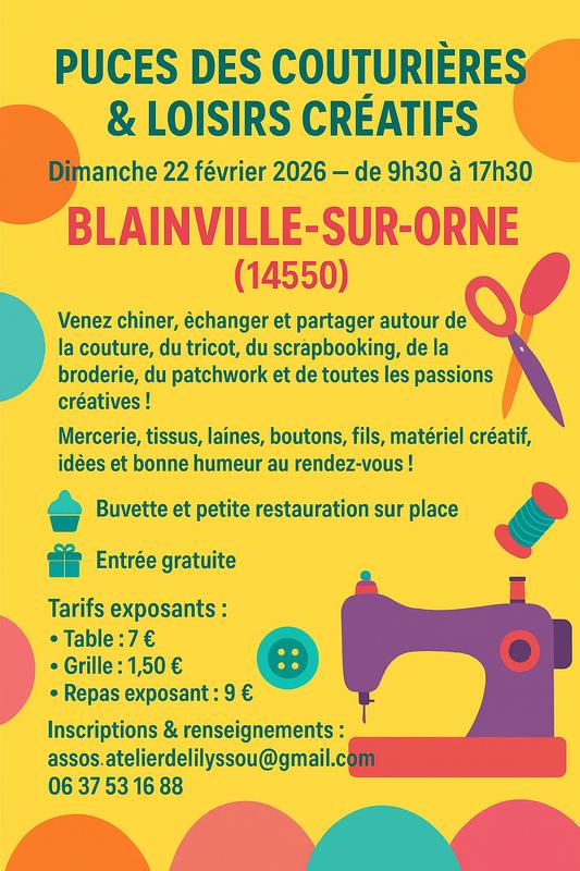 Puces des couturières et des loisirs créatifs