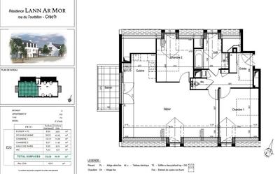 Appartement - 74 m² - 3 pièces