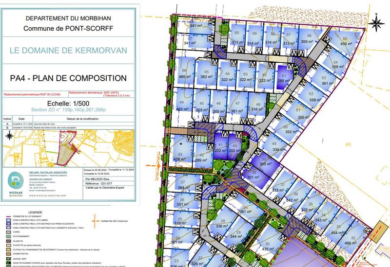 Terrain constructible - 341 m²