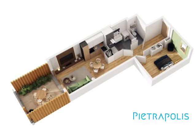 Appartement - 42 m² - 2 pièces