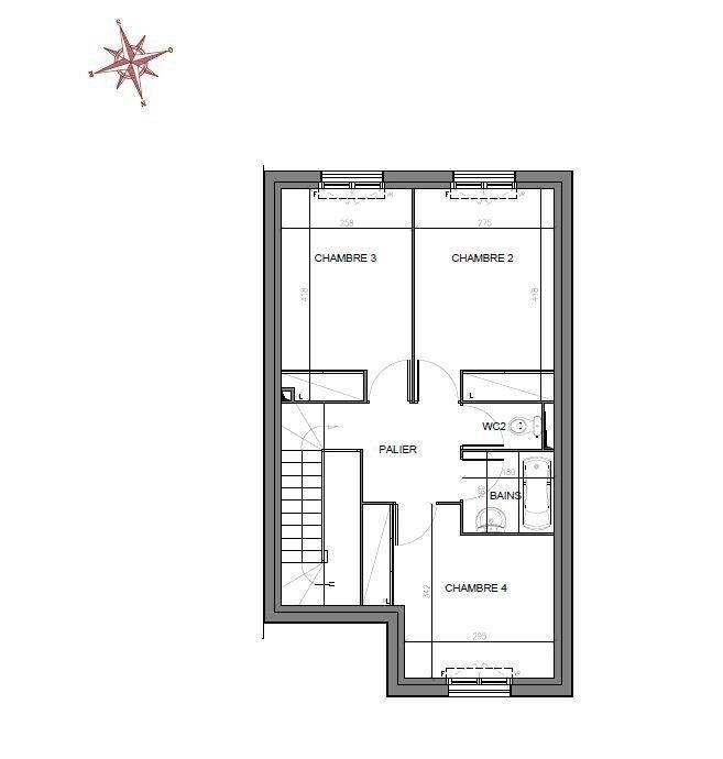Maison - 97 m² - 5 pièces