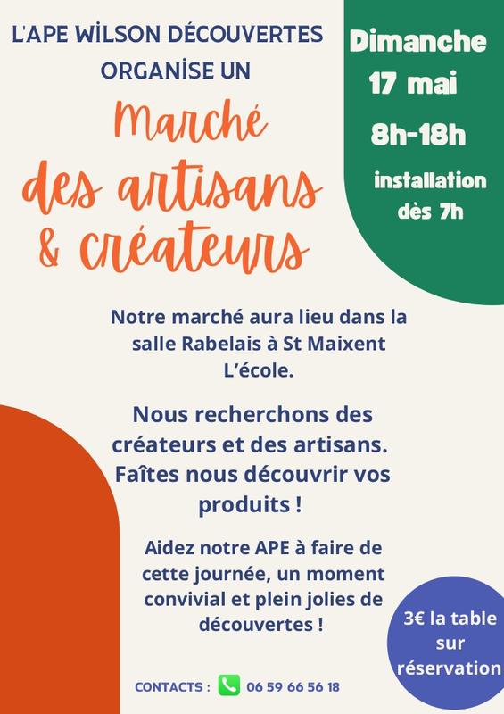 Recherche d'artisans et créateurs pour vide-grenier - Ape Wilson Découvertes