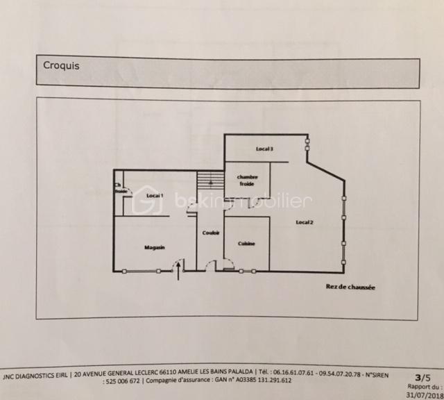 Local commercial - 198 m² - 12 pièces