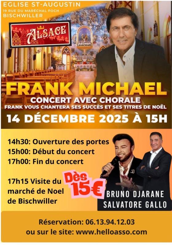 Concert de Franck Michael à Bischwiller