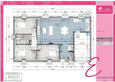 Maison - 80 m² - 4 pièces