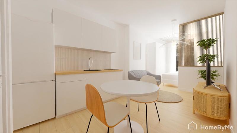 Appartement ancien - 25 m² - 1 pièce