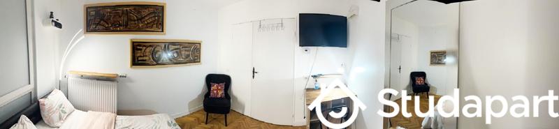 Chambre - 10 m² - 1 pièce